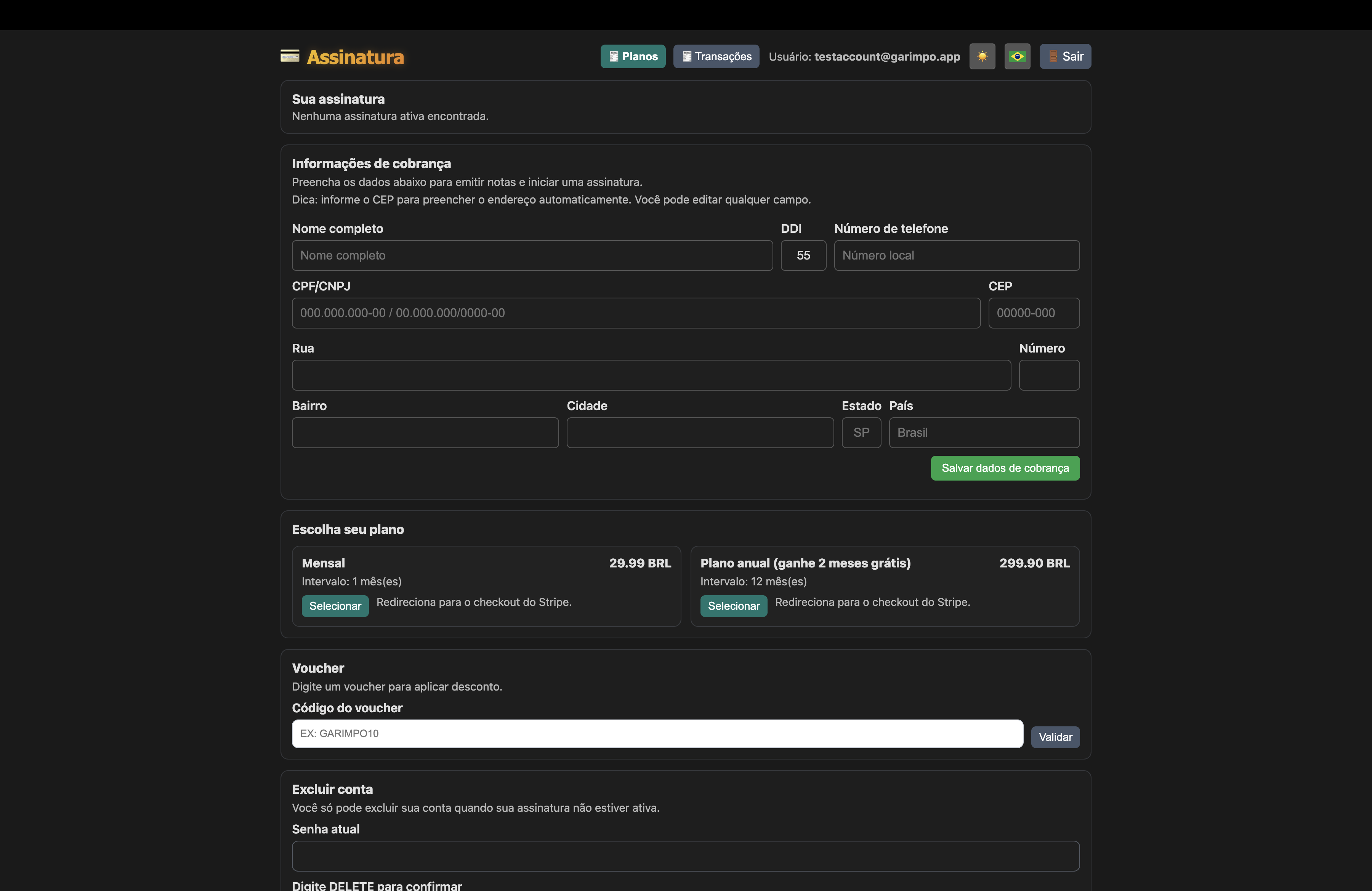Subscription & Billing